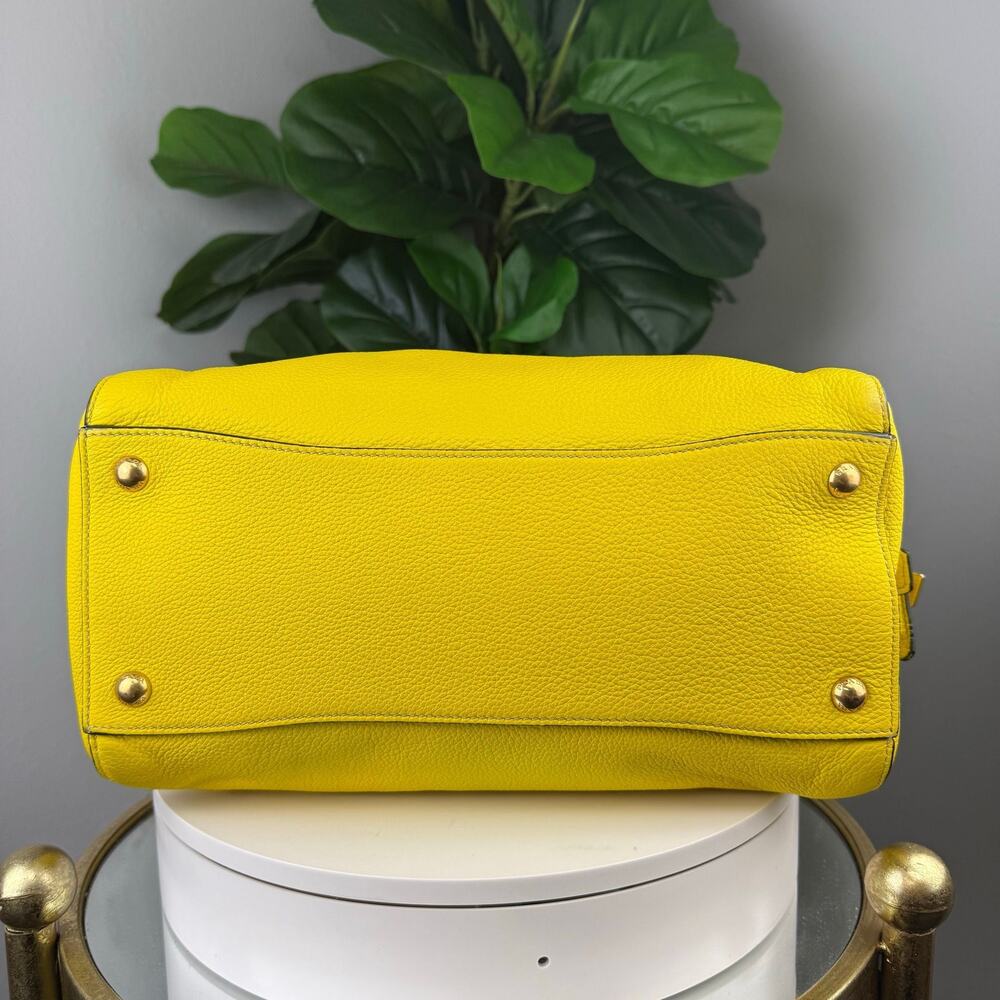 💎✨Authentic PRADA Girasole Vitello Grain Leather Two-Way Tote Bag - Picture 6 of 8